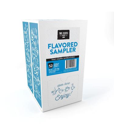 Two Rivers Flavored Coffee Pods Sampler - 52 Count Variety Pack for K Cup Brewers - Buy Online on GoSupps.com