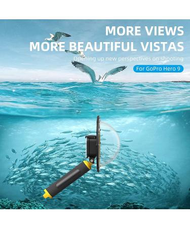 TELESIN Dome Port for GoPro Hero 11/10/9 Black, Underwater Dive Case with Pistol Trigger, Floating Hand Grip - Waterproof Housing and Lens Cover Protector - GoPro 10/9 Accessories - Buy Online on GoSupps.com