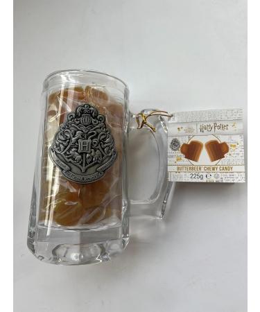 Jelly Belly Harry Potter Glass Mug (and Coaster) and Chewy Beer Butter Candy 225g Multi - Buy Online on GoSupps.com
