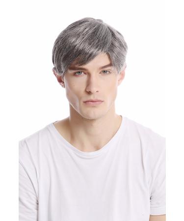 Buy Wig Me Up GFW994-44 Short Men's Fashionable Gray Hair Wig - 20 cm Dark Gray & Black Mix - International Shipping - Buy Online on GoSupps.com