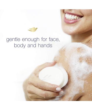 Dove Beauty Bar 3.75 oz 14 Bars | Gentle Cleanser for Soft & Smooth Skin | 1/4 Moisturizing Cream | More Hydrating than Bar Soap - Buy Online on GoSupps.com