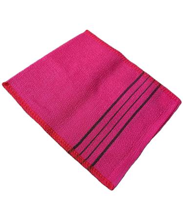 Hangil Exfoliating Towel Bath Washcloth 5 Pcs Set - Green 3, Red 2 - Buy Online on GoSupps.com