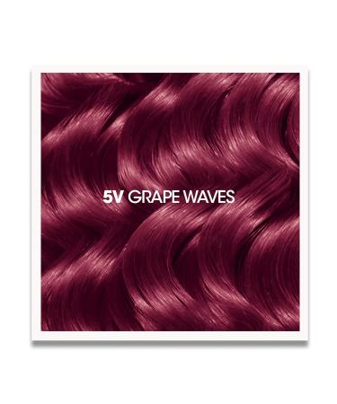 All About Curls 5V Grape Waves - Permanent Hair Color for Curls | Grey Coverage & Radiance | Prep & Protect Serum Included - Buy Online on GoSupps.com