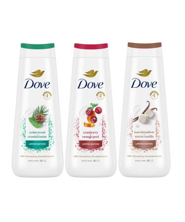 Dove Body Wash 3 Count Mixed Pack for Renewed Healthy-Looking Skin Gentle Skin Cleanser with 24hr Renewing MicroMoisture