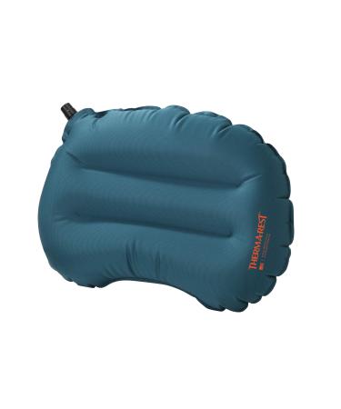 Therm-a-Rest Air Head Lite Inflatable Travel Pillow, 1 Count (Pack of 1), Deep Pacific