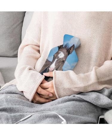 Soft Plush Horse Hot Water Bottle with Cover | Hand Warmer for Adults & Children | 26.5x15.3cm - Ideal for Cozy Comfort - Buy Online on GoSupps.com