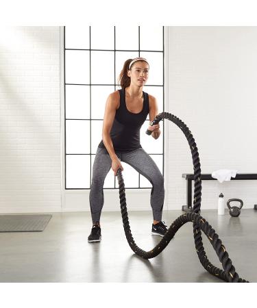Amazon Basics Battle Rope - 30/40/50 Foot Lengths, 1.5/2 Inch Widths - Buy Online on GoSupps.com