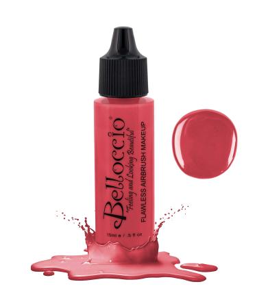 Half Ounce Bottle of Pink Delight Blush Belloccio's Professional Flawless Airbrush Makeup Blush - Buy Online on GoSupps.com