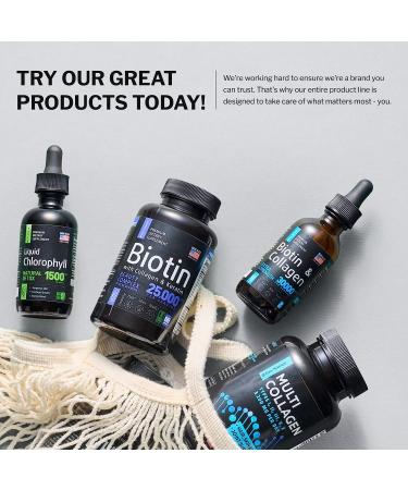 Organic Chlorophyll Liquid Drops for Energy Boost & Immune Support - Made in USA | Fast Absorbing & Detox Supplement - Non GMO Vegan Formula - Buy Online on GoSupps.com