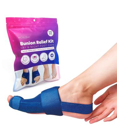 JFA Medical Bunion Corrector Splint - Adjustable Day/Night Support for Pain Relief and Toe Protection - Buy Online on GoSupps.com