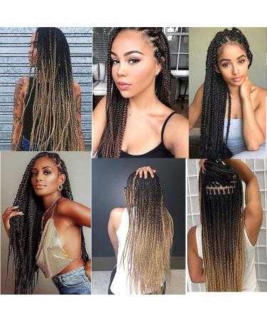 8 Packs Pre-Stretched Braiding Hair- 26 Inch Crochet Twist Braids for Black Women (1B/30/27) - Buy Online on GoSupps.com