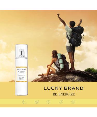 Lucky Brand Re/Energize The New Sustainably-Inspired & Exhilarating Mood-Evoking Unisex Fine Fragrance Mist For Women & Men 8.0 Fl Oz (Pack of 1) Lucky RE/Energize 8 Fl Oz (Pack of 1) - Buy Online on GoSupps.com