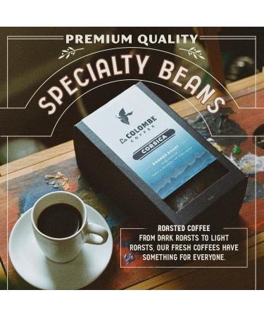 La Colombe Corsica Dark Roast Drip Grind Caf moulu Notes de chocolat boulangerie vin rouge et pices 340 ml (lot de 4) Corse 12 g (Lot de 4) - Buy Online on GoSupps.com