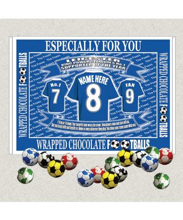Leicester Personalised Football Shirt Gift Boxed Sweets - Buy Online on GoSupps.com