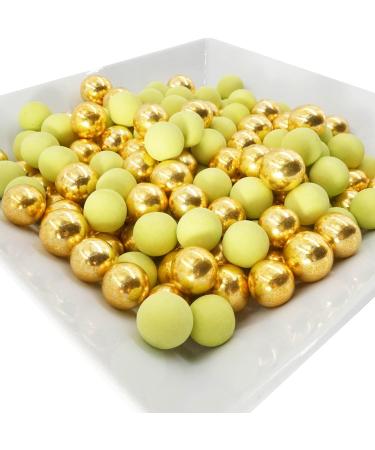 0.7kg Crispy Chocolate Balls - Green-Gold Shine - Perfect for Weddings Baptisms & Communions - GuST Gifts - Buy Online on GoSupps.com