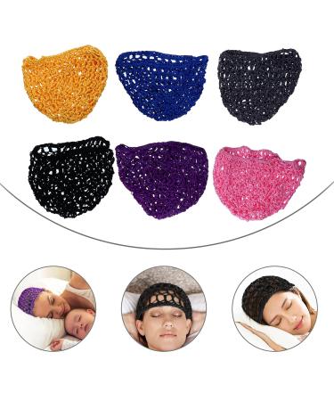 Lurrose 6-Piece Women's Mesh Hat & Crochet Hair Network - Stylish Snoods for Sleeping & Hair Protection - Buy Online on GoSupps.com