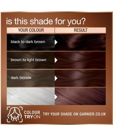 Garnier Good Permanent Hair Dye Replen Kit 4.15 Iced Chestnut Brown - Up To 100% Grey Coverage | 8 Weeks Long-Lasting Color | No-Drip Application - Buy Online on GoSupps.com