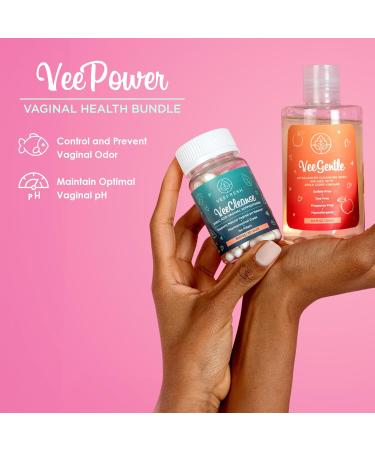 VeeFresh VeePower Lite Bundle - Ultimate Feminine Care for Freshness & Odor Control | VeeCleanse Boric Acid Suppositories & VeeGentle pH Balance Wash - Shop Now - Buy Online on GoSupps.com