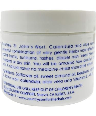 Country Comfort Herbal Savvy Comfrey Aloe Vera 2oz - Soothing Relief for Skin Irritations - Buy Online on GoSupps.com