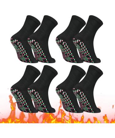 Liamostee Health Socks - 4 Pack Self-Heating Thermotherapeutic Tourmaline Slimming Socks for Weight Loss - Buy Online on GoSupps.com