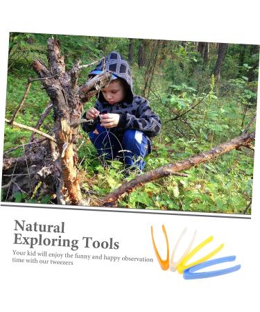 Toyvian 20pcs Plastic Kids Tweezers for Emergency Kit - Child-Friendly Short Hair Tweezers - Buy Online on GoSupps.com