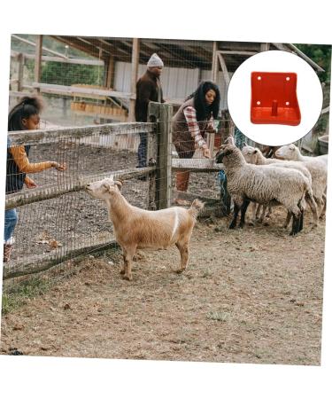 Parliky Sheep Feeder 1pc Cattle and Sheep Lick Brick Box Sheep Waterer Bowl Goats Feeder Feeding Bowl Dedicated Feed Pan - Buy Online on GoSupps.com