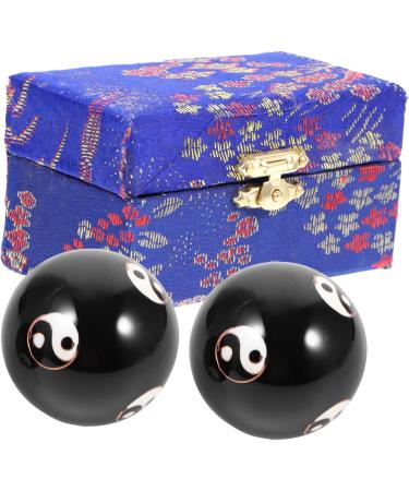 Partykindom 10 STK Massage Globe - Chinese Hand Metal Balls & Rollers for Relaxation & Balance | Cloisonn Design - Buy Online on GoSupps.com