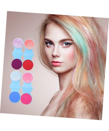 FRCOLOR 8pcs Temporary Hair Dye Powder - Bright Hair Chalk for Kids | Washable Coloring Accessory - Buy Online on GoSupps.com