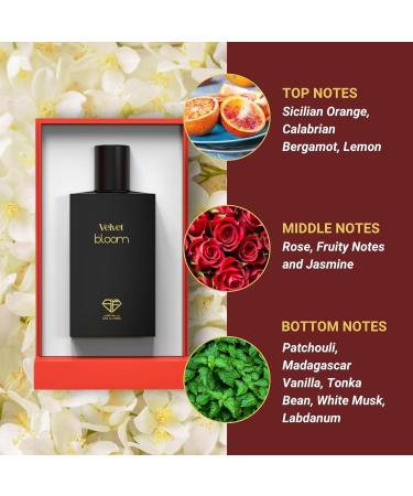 Velvet Bloom - Luxurious Arabian Scent for Women & Men | Citrus Floral Vanilla Fragrances | Non-Alcoholic Arab Fragrance 1.85 Fl. Oz. - Buy Online on GoSupps.com