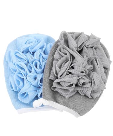 Beaupretty 2pcs Bath Towel Baby Sponge for Bathing Exfoliating Sponge Bath Loofah Exfoliating Loofah Sponge Shower Pouf Sponge Comfortable Bath Ball Bathing Wipe Scrub Aldult Cotton