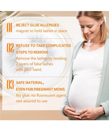 Magnetic Eyelashes Cat Eye Wispy Lashes Magnetic False Eyelashes with Applicator No Glue Needed Natural Strip Lashes Durable 1 Pair Magnetic Lashes - Buy Online on GoSupps.com