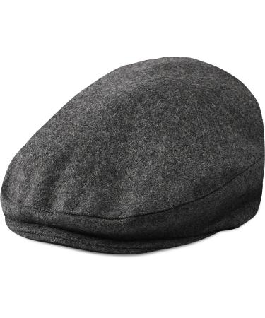 mintgreen Baby Boys Flat Cap Kids Gentleman Herringbone Tweed Newsboy Baker Boy Hat 2-3 Years Wool Dark Grey