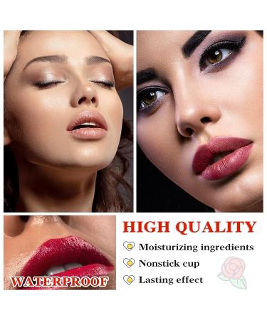 IONSGAKO 6-Piece Matte Nude Lipstick Set for Women - Long Lasting, Waterproof Velvet Lip Gloss in 6 Natural Shades (SET-B) - Buy Online on GoSupps.com