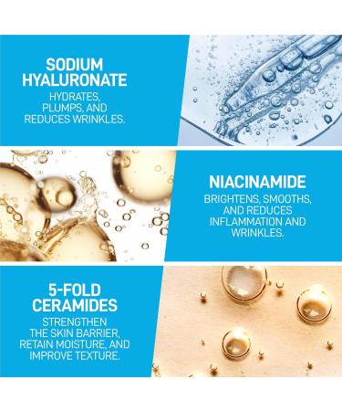 Salicylic Acid Face Wash | Rejuvenating Cleanser Gel for Dry Rough Skin | Fragrance & Paraben Free | 8 fl oz - Premium Formula with Ceramides Niacinamide & Hyaluronic Acid - Buy Online on GoSupps.com