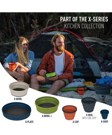 Sea to Summit X-Plate: Collapsible Silicone Camping Dinnerware - Rust - Buy Online on GoSupps.com