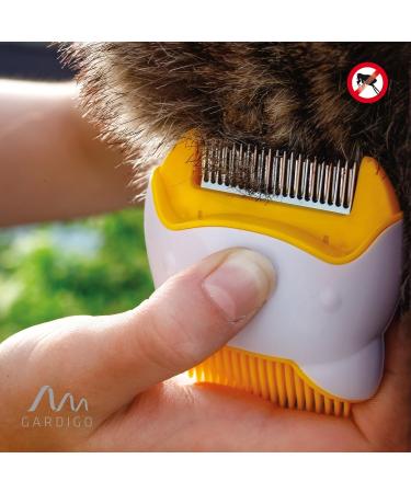 Gardigo Electric Flea & Lice Comb for Dogs & Cats - Poison-Free Suitable for Long & Short Hair - Buy Online on GoSupps.com