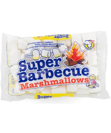 Buy Mr. Mallo Super Barbecue Marshmallows - Soft Foam Sugar Candy for Grilling & Campfires | 6x300g - Buy Online on GoSupps.com