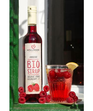  H llinger H llinger Organic Raspberry Syrup 500ml - Buy Online on GoSupps.com
