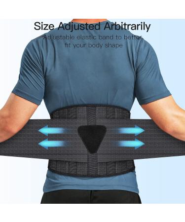 YAHA 2023 Back Brace with Lumbar Pad - Mesh Lumbar Support Belt for Lower Back Pain Relief - XL Size - Buy Online on GoSupps.com