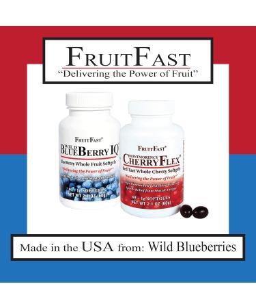 Wild Blueberry IQ by FruitFast - 60 Count Non-GMO Gluten Free Chewable Softgels for Enhanced Wellness - Buy Online on GoSupps.com