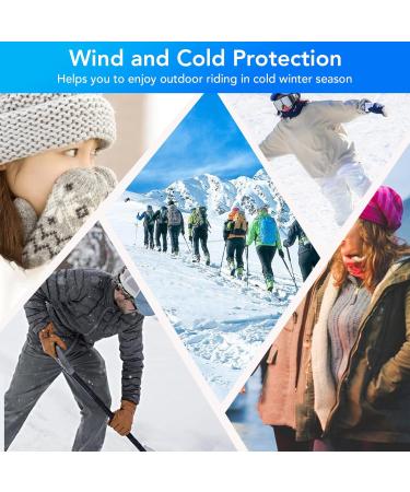 Warm Knee Sleeves - Thickened Soft & Breathable Knee Protection for Winter Cycling | International Shipping Available - Buy Online on GoSupps.com