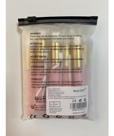 10 Soft Pink Eyelash Shampoo Brushes - Clean & Remove Eyelash Extensions | Gentle Facial & Pore Cleaning Tools - Buy Online on GoSupps.com