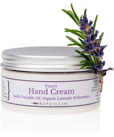 Repcillin Erica Hand Cream with Organic Crocodile Oil Lavender and Rosemary - Buy Online on GoSupps.com
