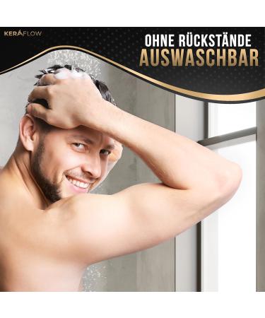 Keraflow Premium Hair Fiber & Scatter Hair for Instant Hair Loss Coverage - 28g Dark Gray - Ideal for Men & Women - Buy Online on GoSupps.com