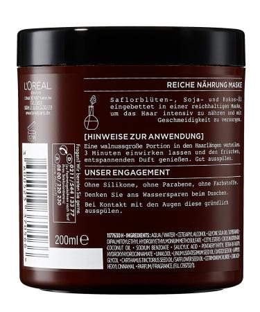 Botanicals Deep-Caring Hair Mask - Fresh Care Saflor Blossom Nourishing Mask for Dry Hair Silicone-Free 200ml - Buy Online on GoSupps.com