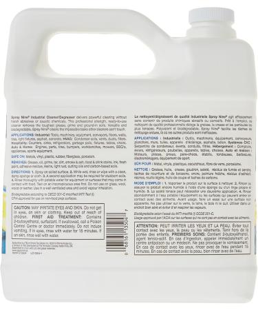 Spray Nine Industrial Cleaner Degreaser 4L C13504 4 l (Pack of 1) - Buy Online on GoSupps.com