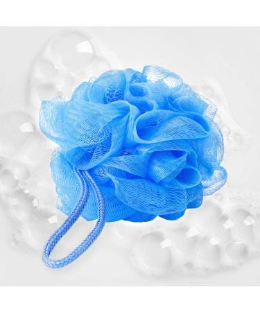Bath Shower Sponge Loofahs 60g Mesh Pouf Shower Ball Exfoliating - Pack of 6 - Buy Online on GoSupps.com
