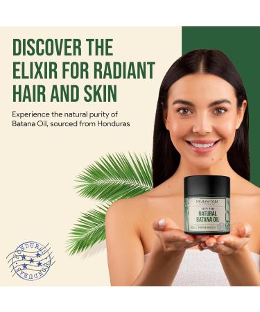 100% Raw Batana Oil from Honduras - Hair Growth & Repair Dr. Sebi Approved 3.4 oz | Morstar Naturals - Buy Online on GoSupps.com