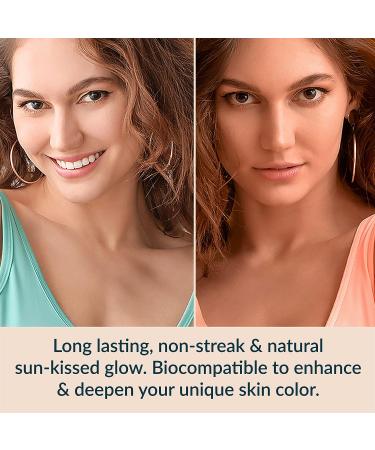 Self Tanner Bronzing Drops - Anti Aging Sunless Tanning with Vitamin C - Vegan & Cruelty Free - 1 oz - Buy Online on GoSupps.com