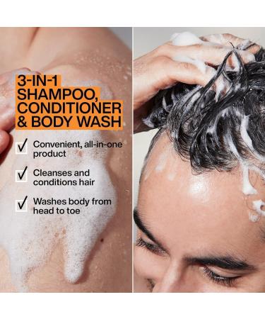 Redken Shampoing 3-en-1 N&toyant & Hydratant Cheveux & Corps Brews 300 ml (Lot de 2) - Buy Online on GoSupps.com